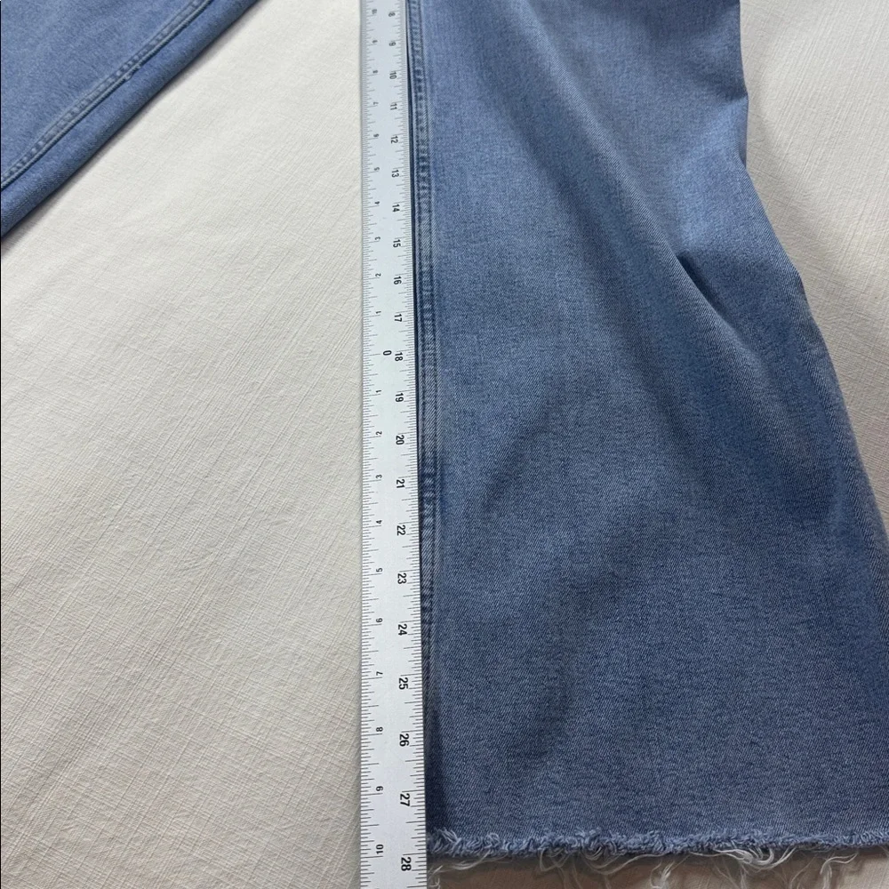 Zara Light Blue wide leg Women's Jeans 4 - Picture 3 of 8